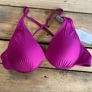 NWT Time and Tru Push-up Swim Top size S (4-6)